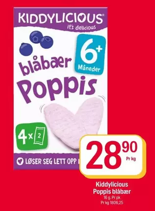 Poppis blåbær