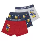 Boxer 3pk Brannmann Sam - Rød-blå