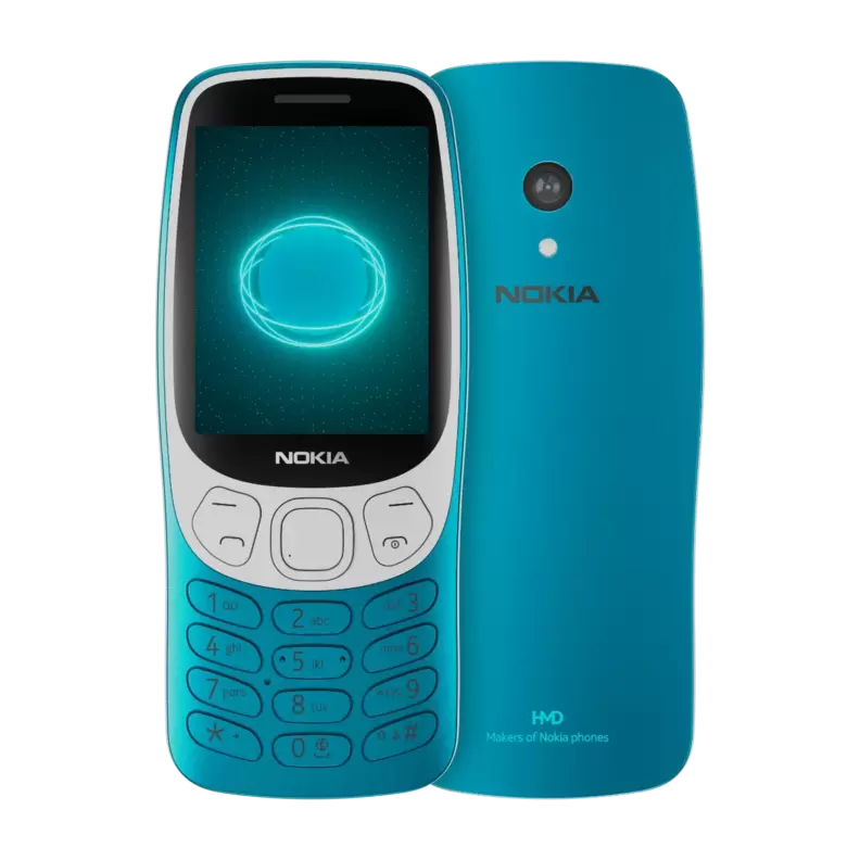 3210 4G mobiltelefon, Scuba Blue