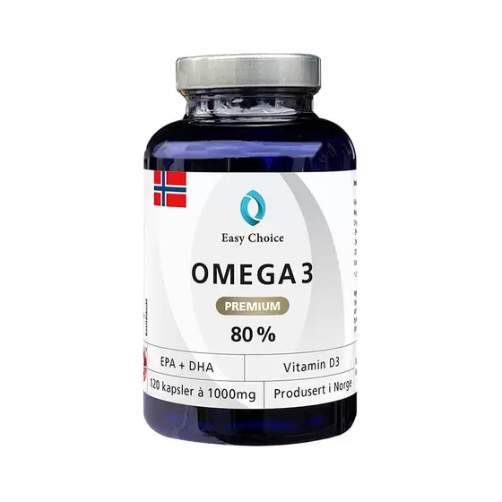 Easy Choice Omega-3 Premium 80% 120kpsl