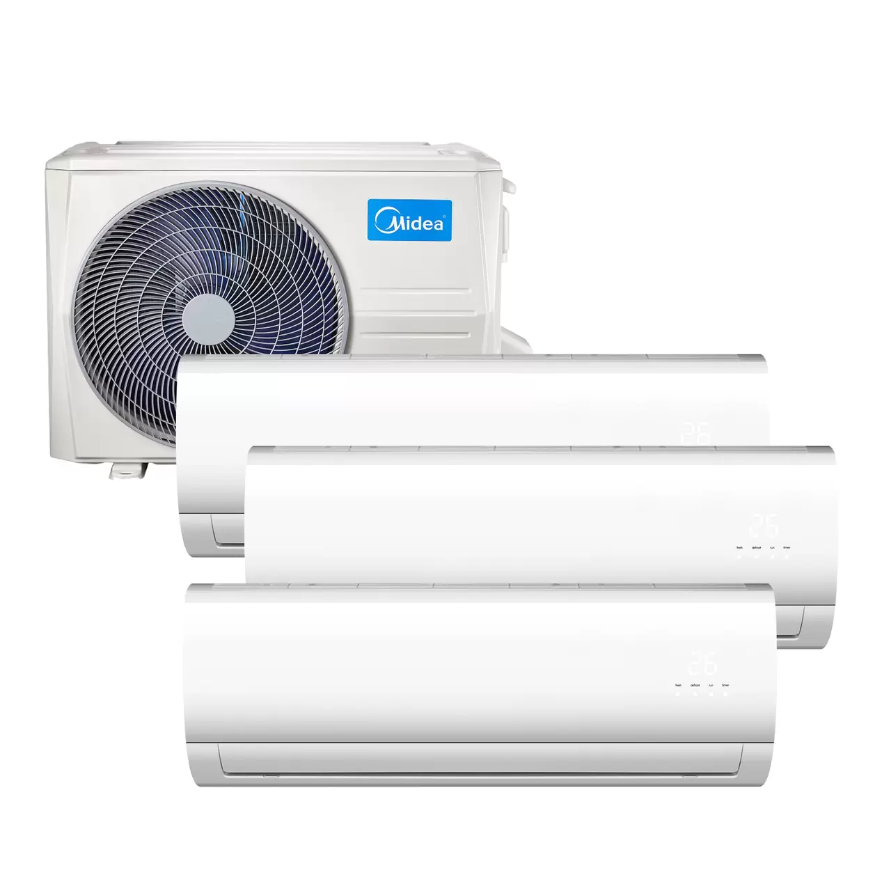 MIDEA FOREST MULTISPLIT VARMEPUMPE 3 INNEDELER