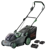 Cocraft LXC LM370-BL gressklipper med lader + 2 batterier