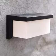 Solar vegglampe Sort