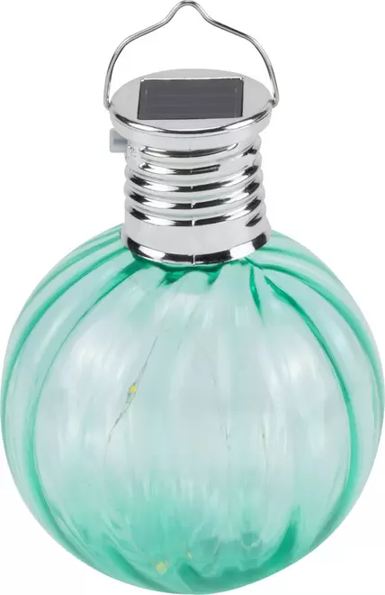 Solcellelampe, grønn