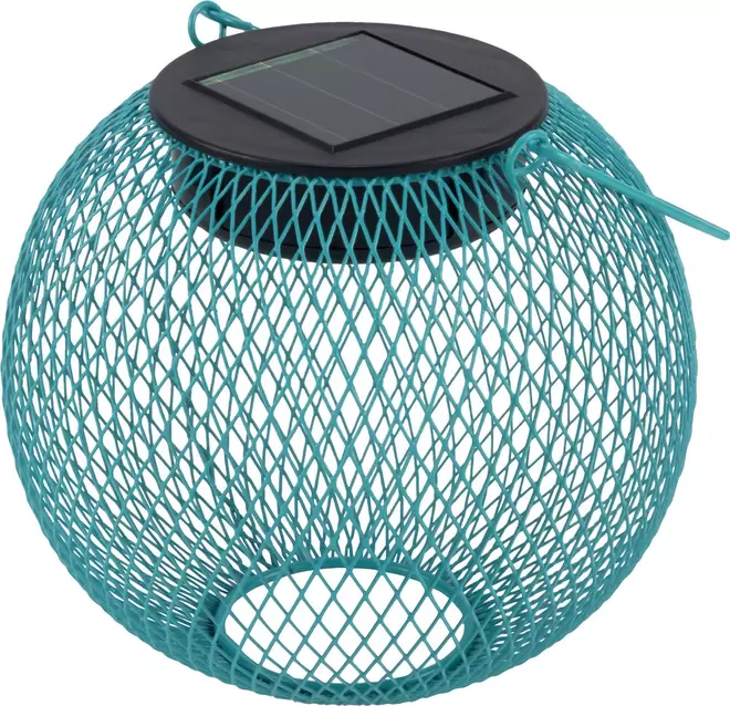 Kine solcellelampe, turkis