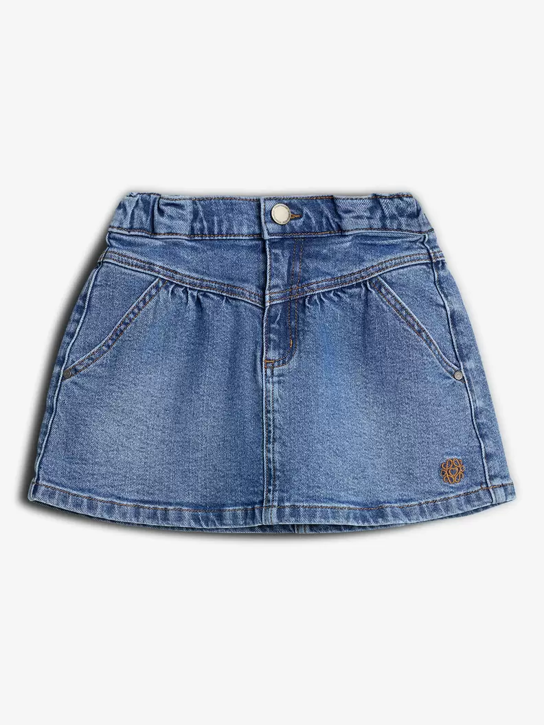 Denim Skirt Blue Denim