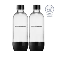Flaske SodaStream oppvaskmaskinsikker 1,0 liter, 2-pakning