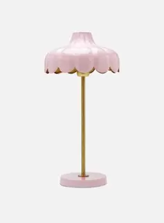Wells bordlampe H50 - rosa/gull