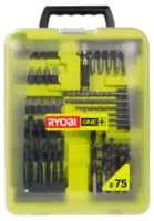 Ryobi bor- og bitssett 75 deler RAK75DDMIX