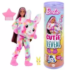 Barbie Cutie Reveal Color Dreams Dukke m/ 10 overraskelser - Kanin