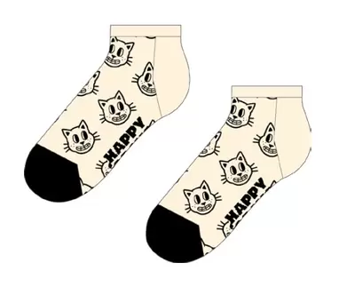 Cat Low Sock