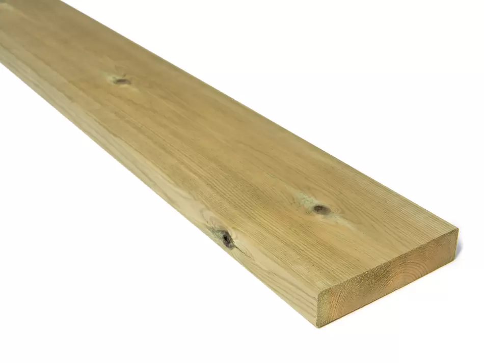 Terrassebord 28x120 Furu Cu Impregnert Kl2
