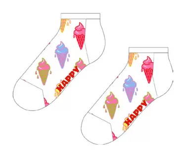 Ice Cream Low Sock