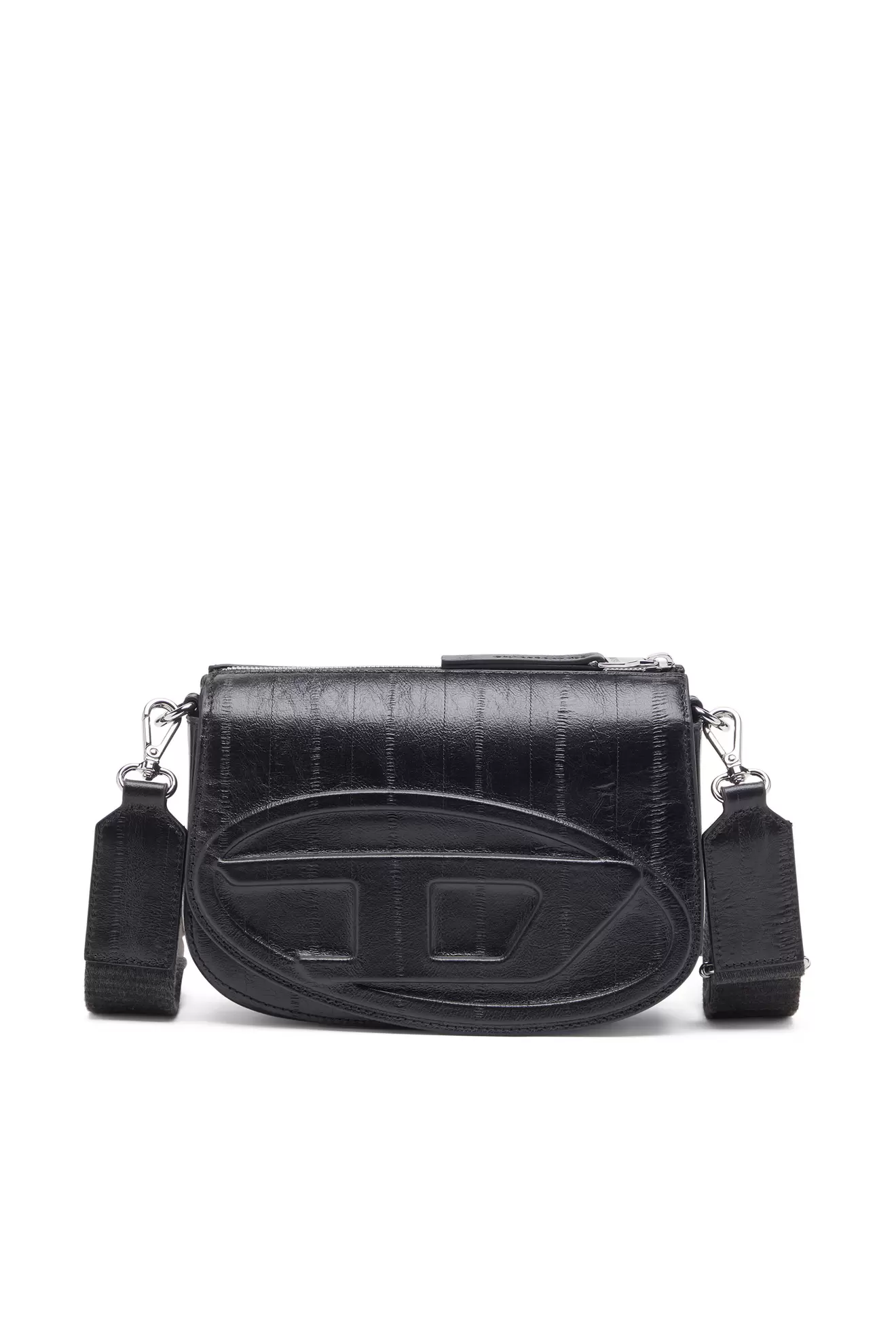 1DR-Camera bag in eel-effect leather