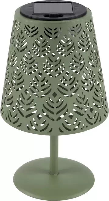 Bohem solcelle bordlampe, grønn