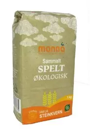 Speltmel sammalt