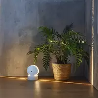 Rund bordlampe / vegglampe med indirekte lys, Cotech