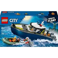 LEGO City - Skurkejakt med politibåt 60456