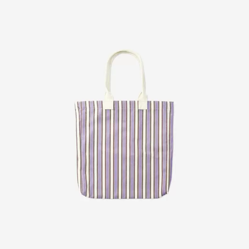 Striped shopping bag