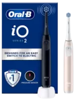 Oral-B iO 2 Duo elektrisk tannbørste, 3 innstillinger, 2-pakning
