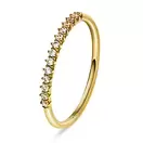 Pan Jewelry, Ring i 585 gult gull med zirkonia