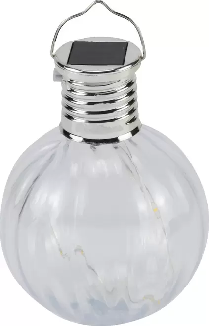 Solcellelampe, klar
