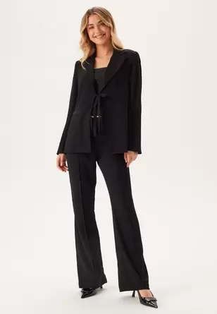 Flared Structured Suit Trousers      Flared Structured Suit Trousers