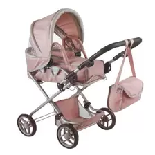Melobo Stor Kombivogn m/ stelleveske - Lys Rosa