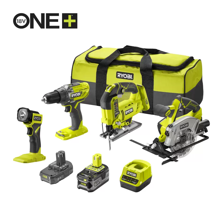 Håndverkersett RCK184A-252S - Ryobi