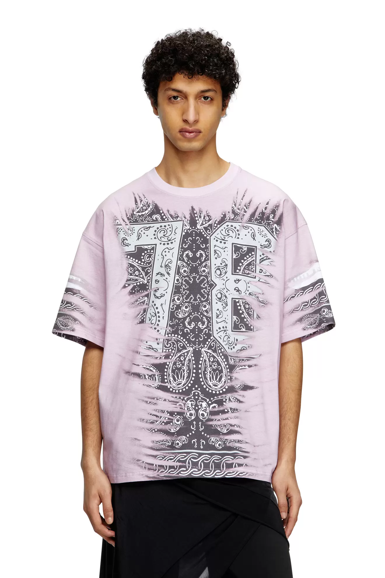 T-shirt with 78 bandana print
