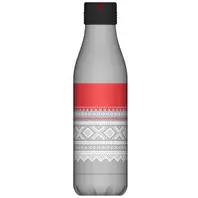 Bottle Up Marius termoflaske 0,5L grå/rød/hvit