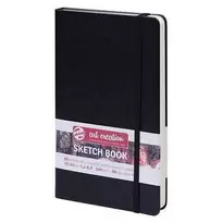 Royal Talens Art Creation Sketch skissebok 13×21 cm, svart omslag – 140 g/m², 80 ark