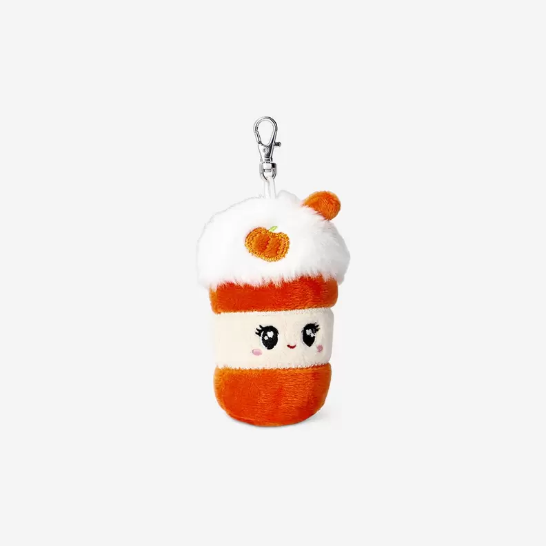 Key ring - Plush pumpkin spice latte