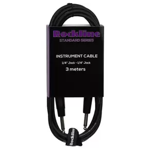 Rockline standard instrumentkabel 3m JACK/JACK