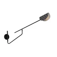 Lunar Arc vegglampe Sort