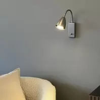 Lina vegglampe Stål