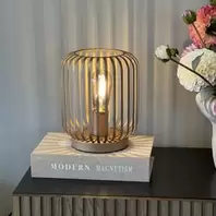 Maritza bordlampe Champagne
