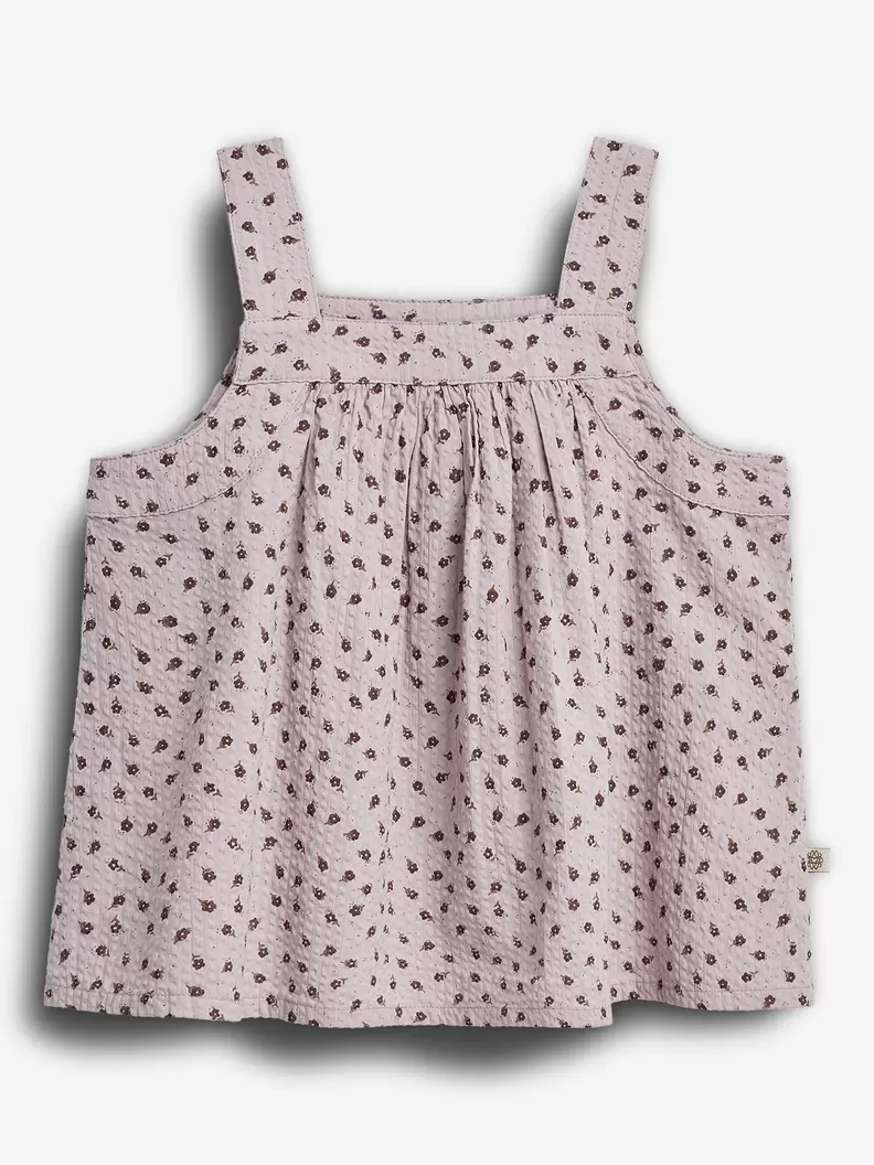 Flower Print top Purple Flower