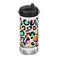 TKWide termokopp 35 cl med skrulokk Leopard Print