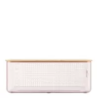Bistro brødboks 36,5x23,5 cm rosa