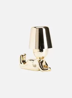 Happy bordlampe liggende oppladbar - gull