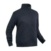 SWEATSHIRTJAKKE BASIC FULLZIP DAME MARINE