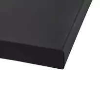 Svart 3,7 cm dypt lerret / maleduk – 70x100 cm