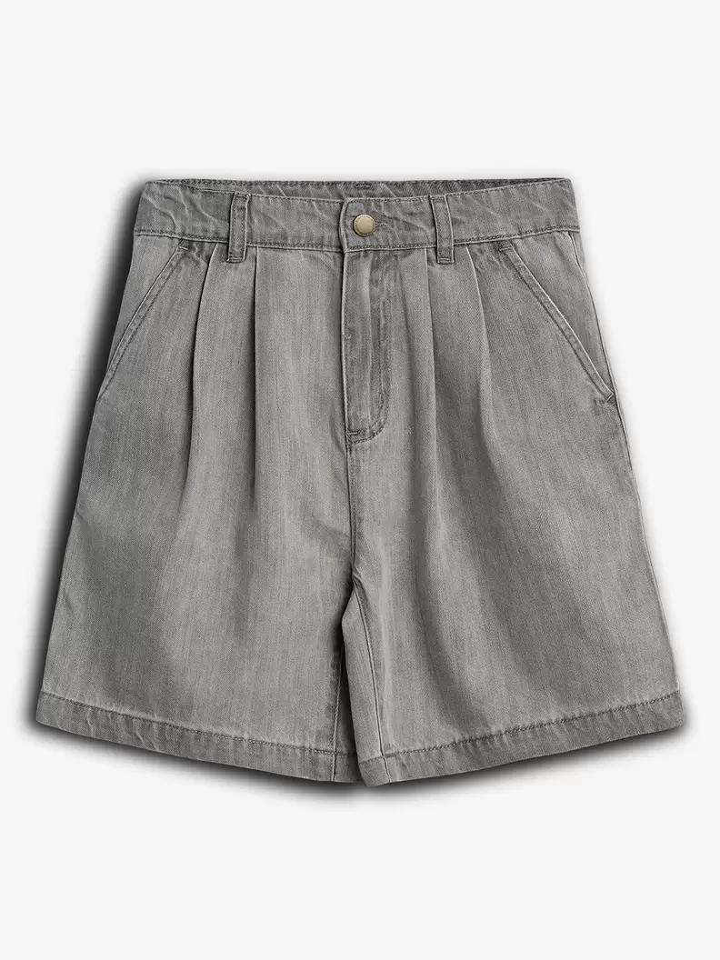 Denim Shorts Grey Denim