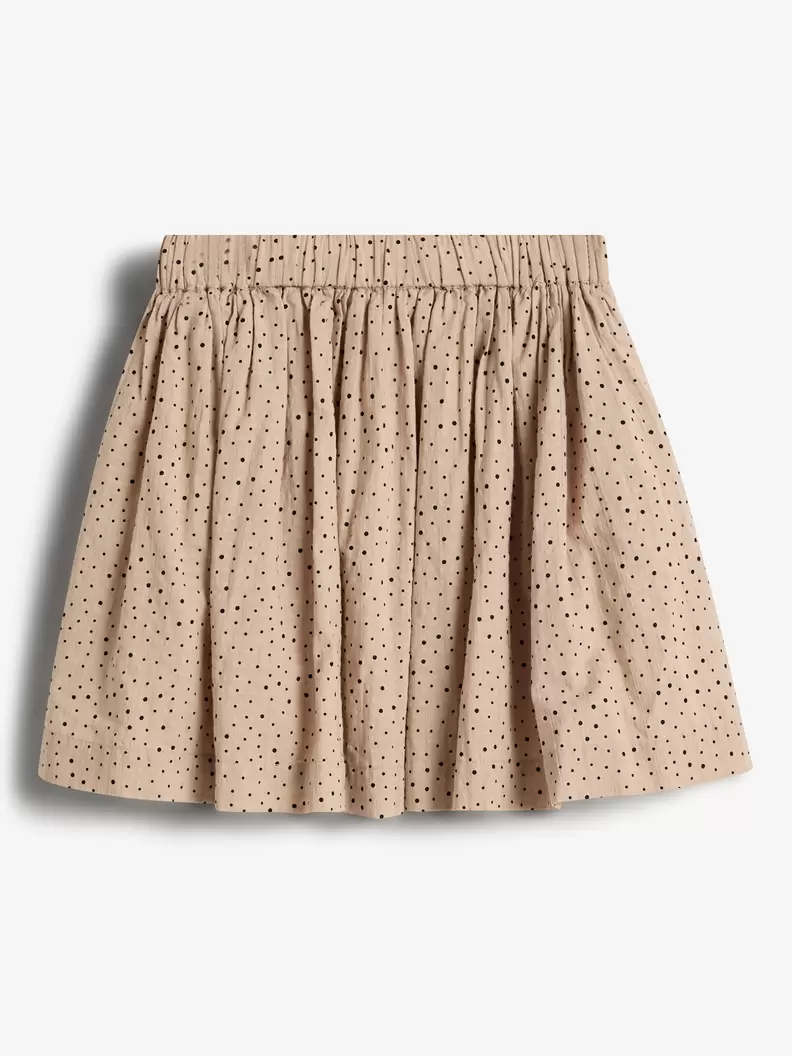 Cotton Skirt w. Micro Dots Moonlight