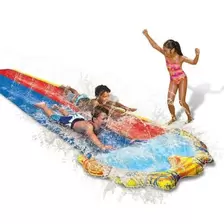 Banzai Dobbel Vannsklie m/ vannstråler 488cm - Splash Sprint Racing