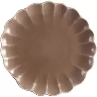 Lotus tallerken27 cm brun