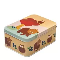 Skog matboks 6x10x14 cm gul