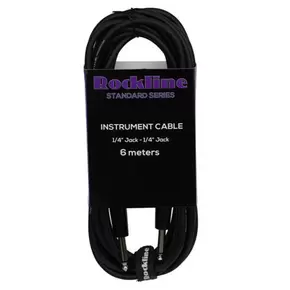 Rockline standard instrumentkabel 6m JACK/JACK