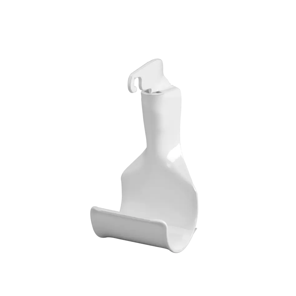 HOLDER FOR GARDEROBESTANG HVIT